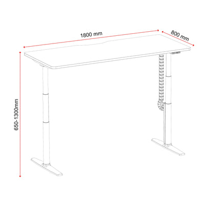 Buro Syntra Height Adjustable Desks 1500 & 1800 Range
