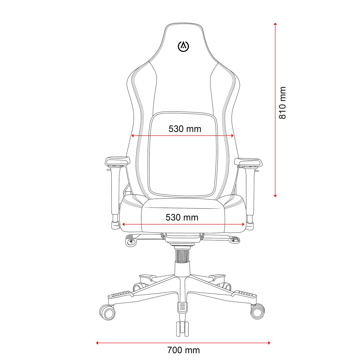 Buro x PowerA Navigator Ergonomic Gaming Chair w/ Arms