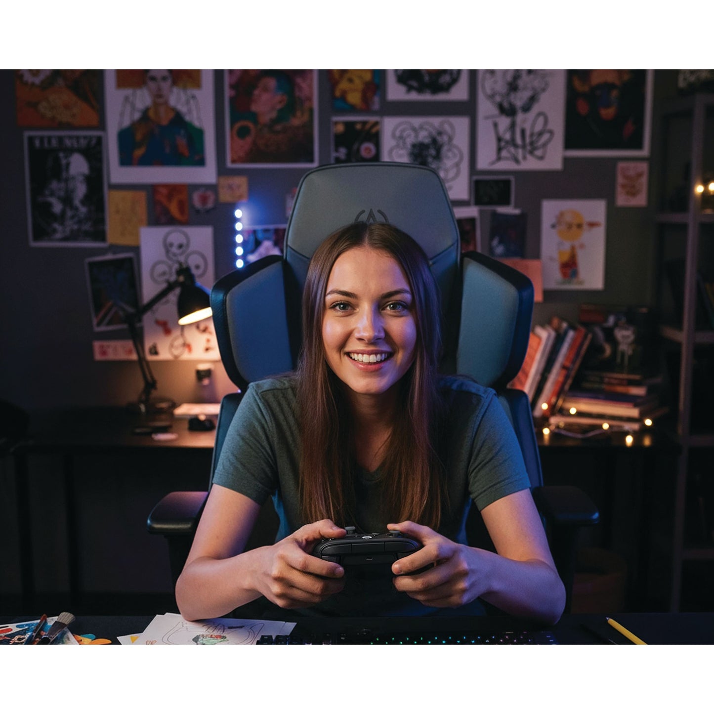 Buro x PowerA Raider Ergonomic Gaming Chair w/ Arms