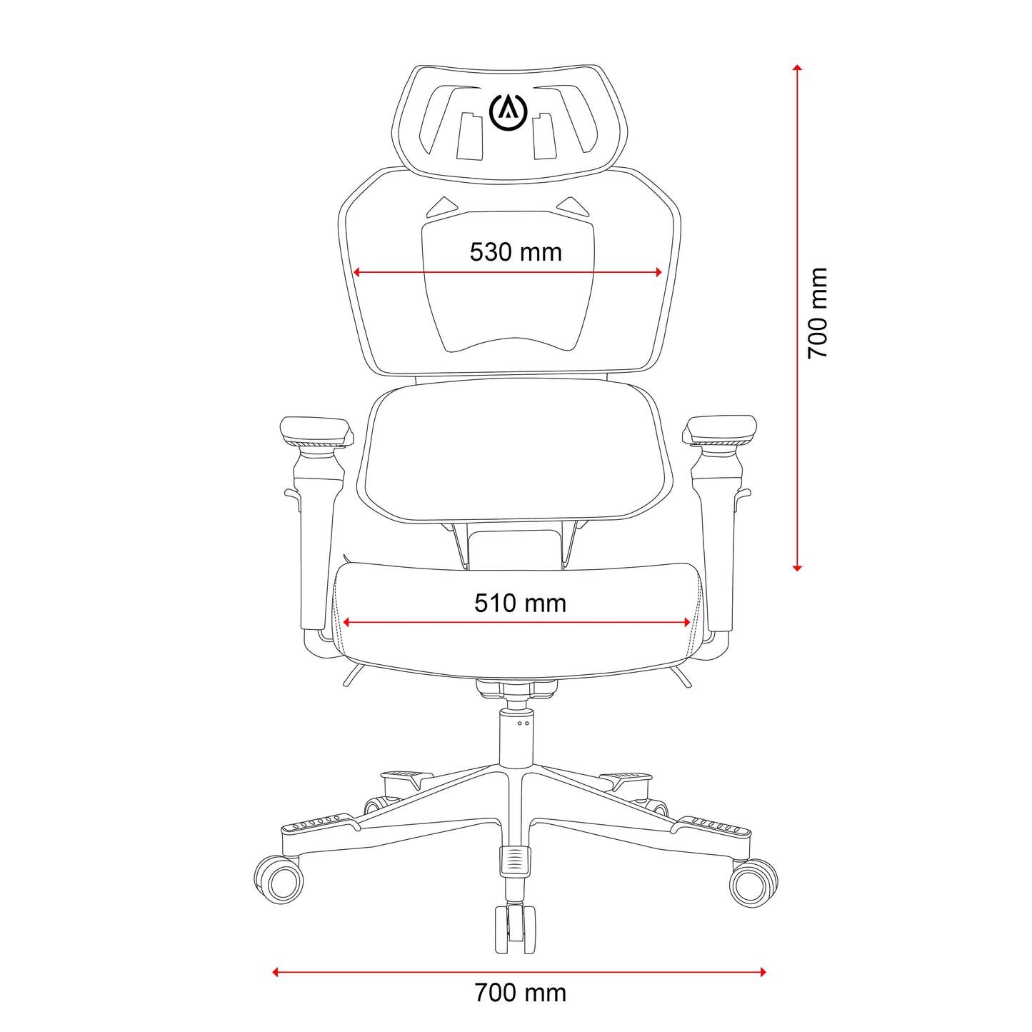 Buro X PowerA Sentinel Ergonomic Gaming Chair w/ Arms