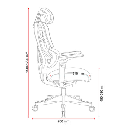 Buro X PowerA Sentinel Ergonomic Gaming Chair w/ Arms