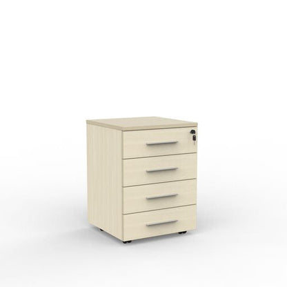 Cubit 4 Drawer Mobile-Mobiles-Smart Office Furniture