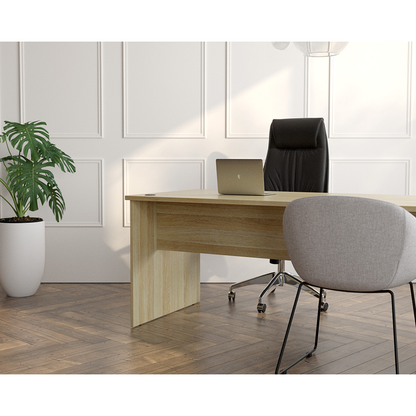 Knights Cubit Slab Fixed Height Desk 1200, 1500 & 1800 Range