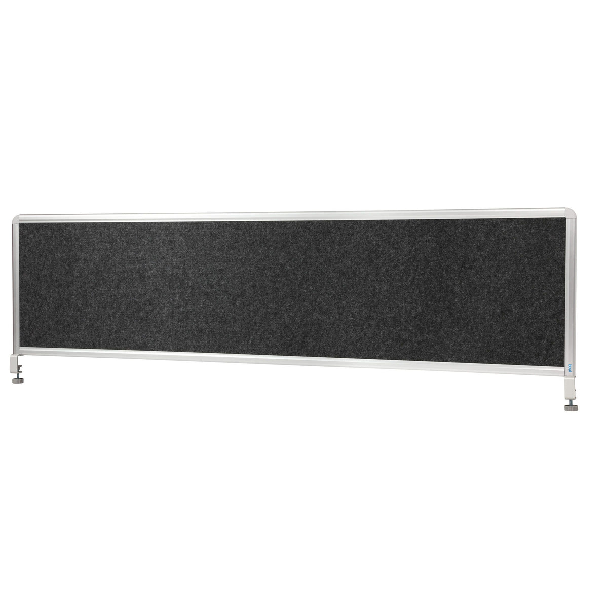 Desk Mounted Blue Partitions