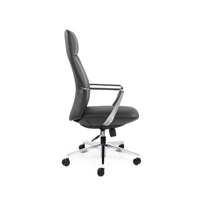 Director High Back Black Leather Chair