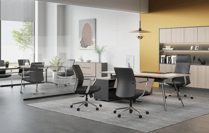 Director High Back Black Leather Chair