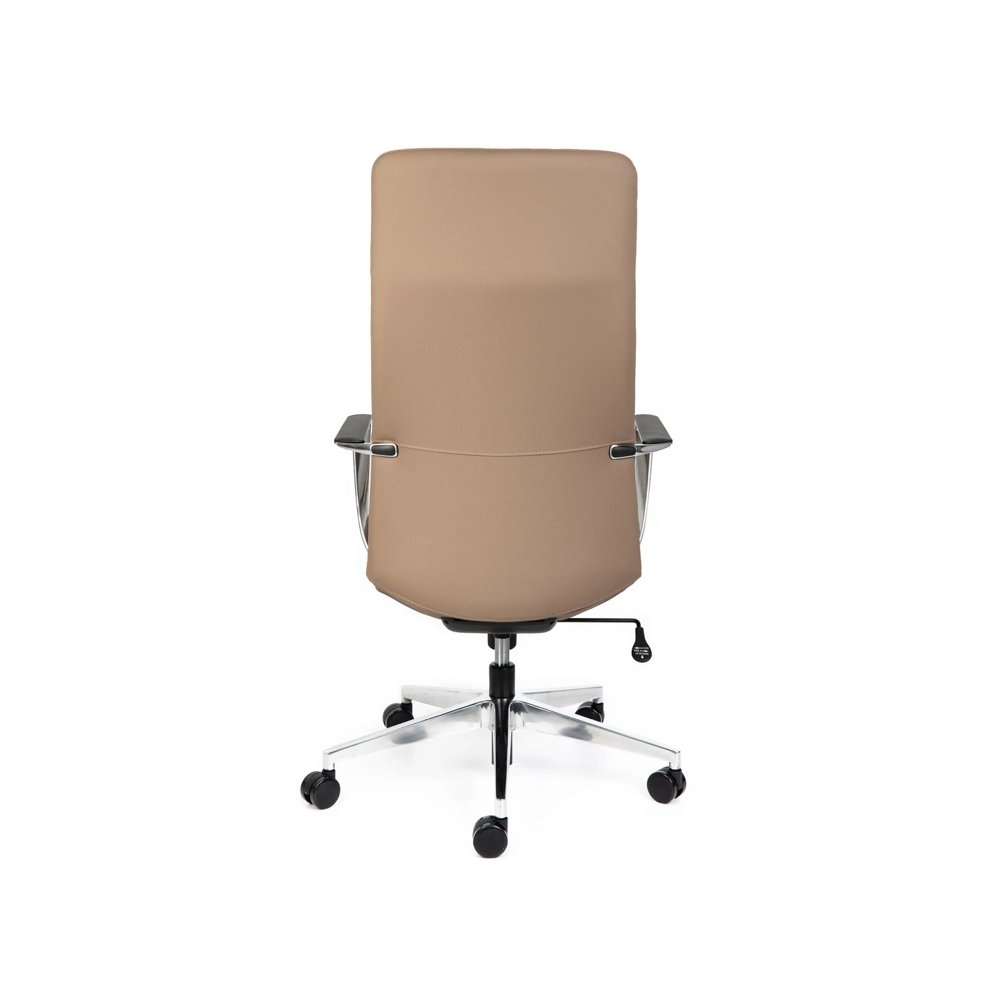 Director High Back Tan Leather Chair