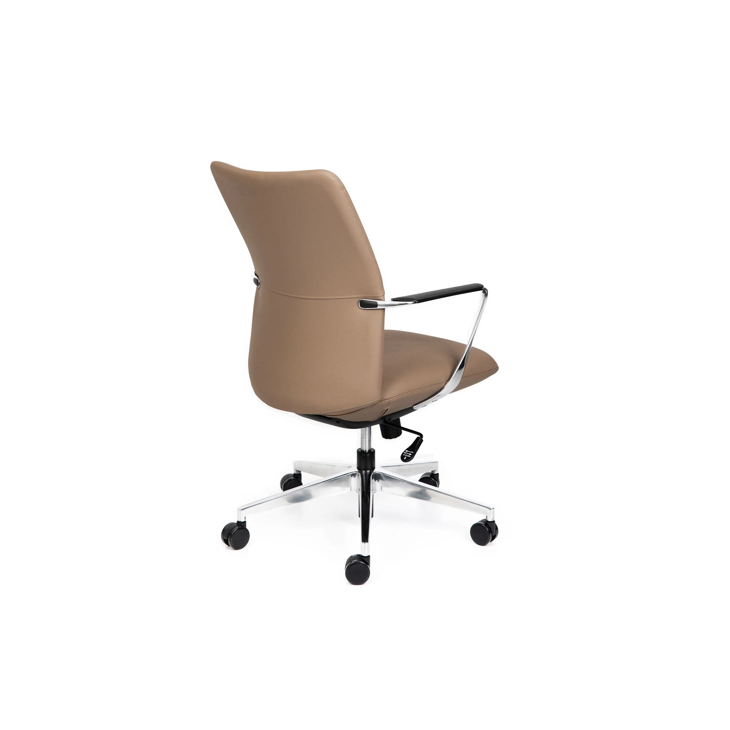 Director Mid Back Tan Leather Chair