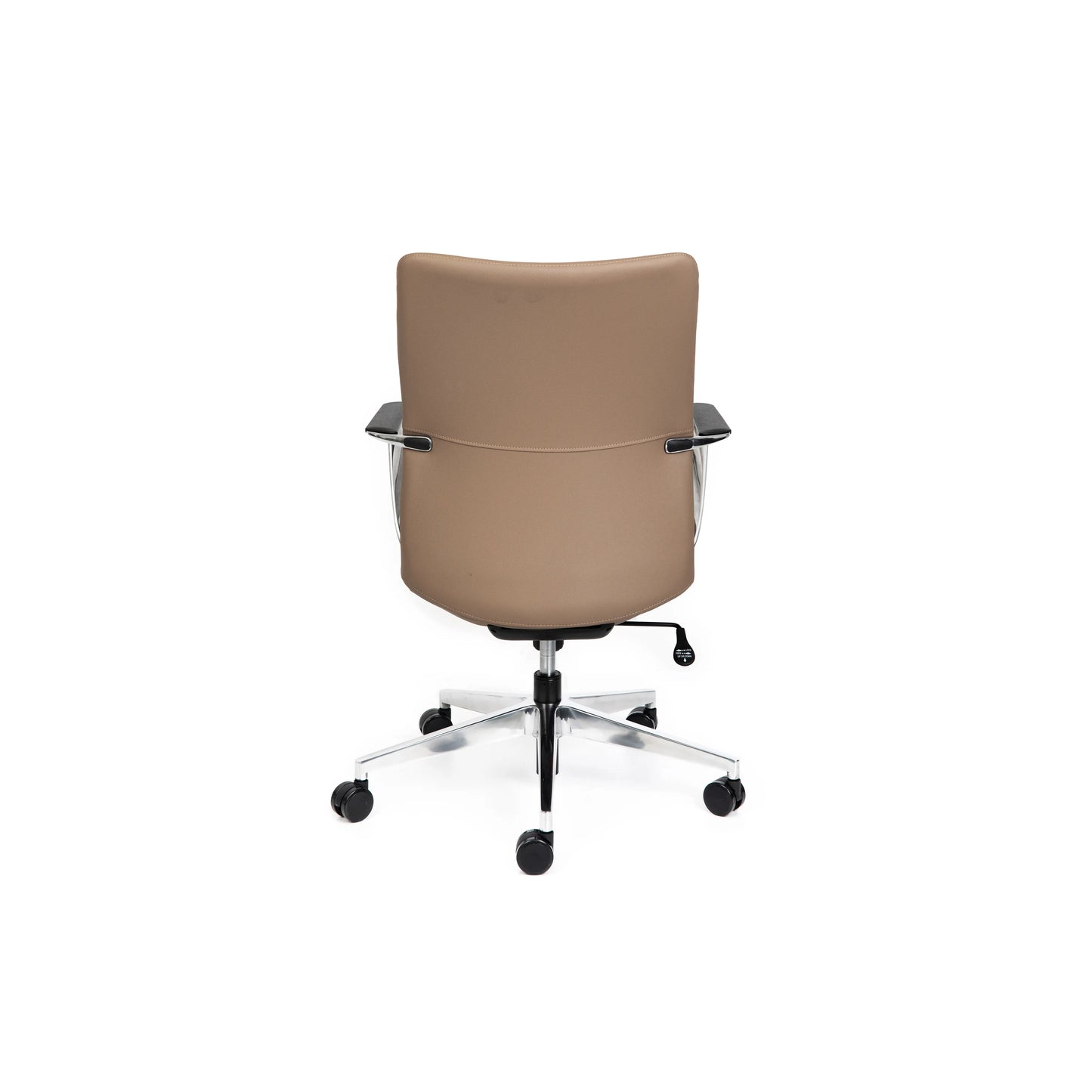 Director Mid Back Tan Leather Chair