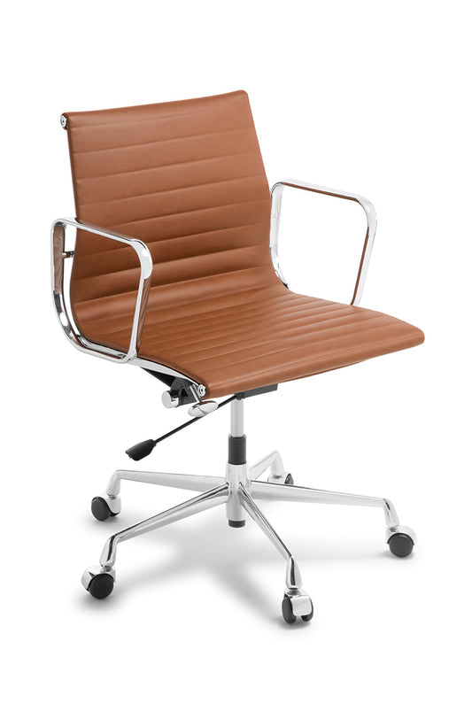 Eames Replica Classic Mid Back Leather Range
