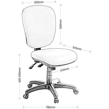 Arena 3.50 High-Back Office Chair-Task Chair-Smart Office Furniture