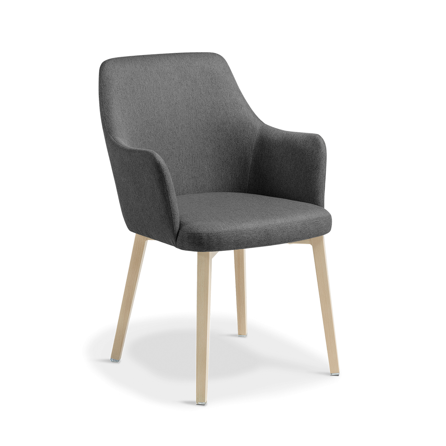 Eden Olli Chair with Timber-Look Steel Base Natural Ash