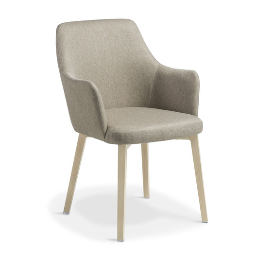 Eden Olli Chair with Timber-Look Steel Base Natural Ash