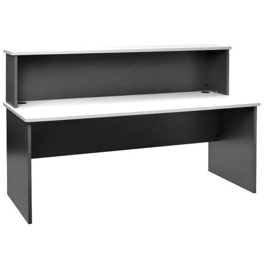 Pulse Reception Desk 1800 White-Desks-Smart Office Furniture