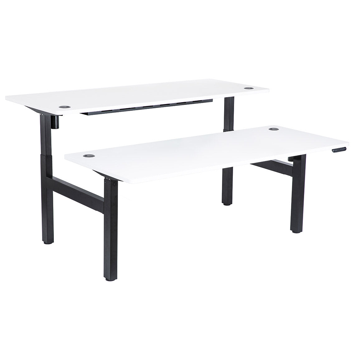 Emerge Electric Height Adjustable 3 Stage Shared Desk 1500 & 1800 Range