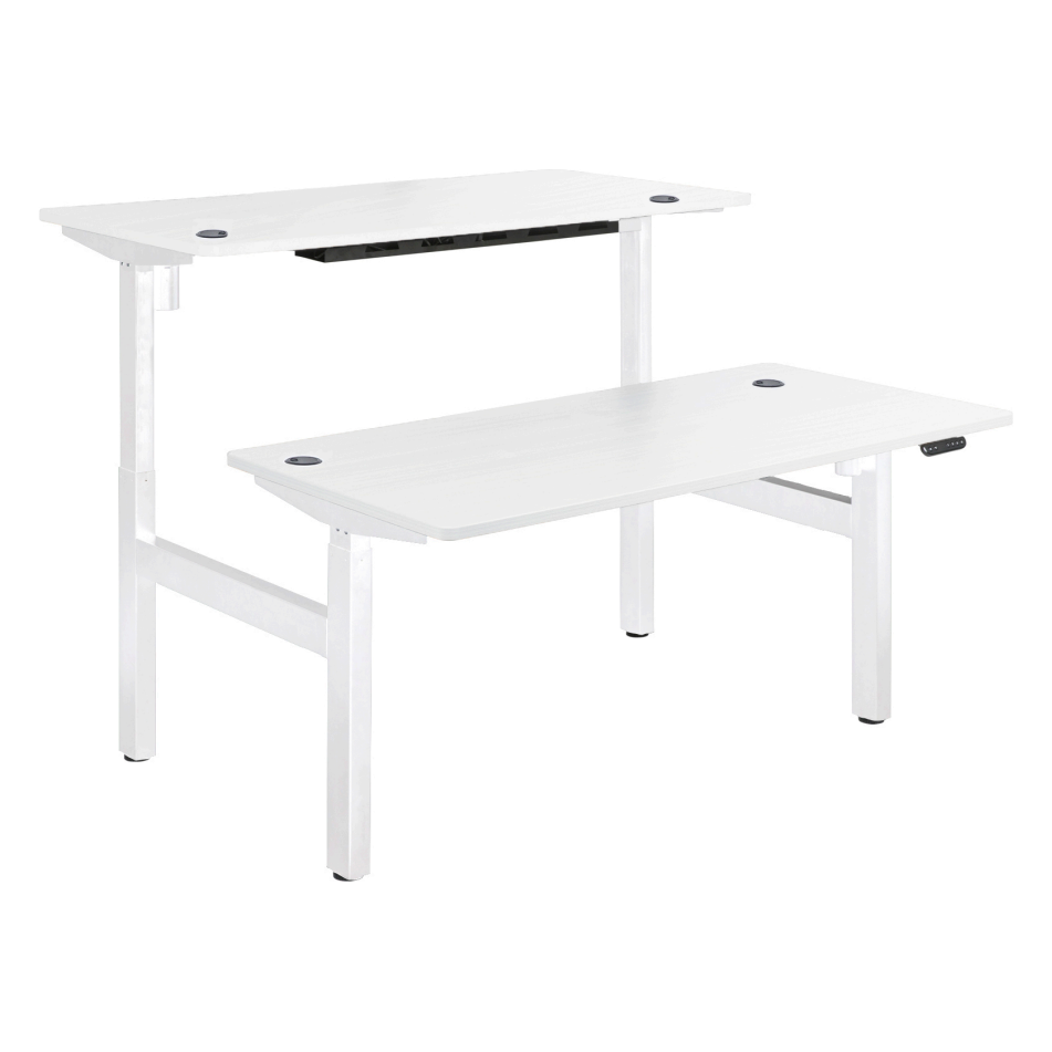 Emerge Electric Height Adjustable 3 Stage Shared Desk 1500 & 1800 Range