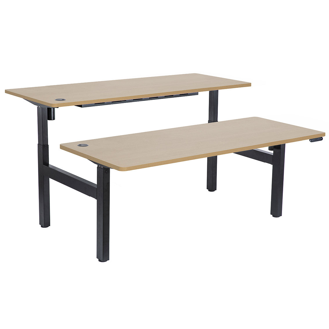 Emerge Electric Height Adjustable 3 Stage Shared Desk 1500 & 1800 Range