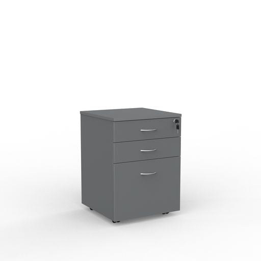 Ergoplan Lockable 2 Drawer and File Mobile Pedestal-Mobile-Smart Office Furniture