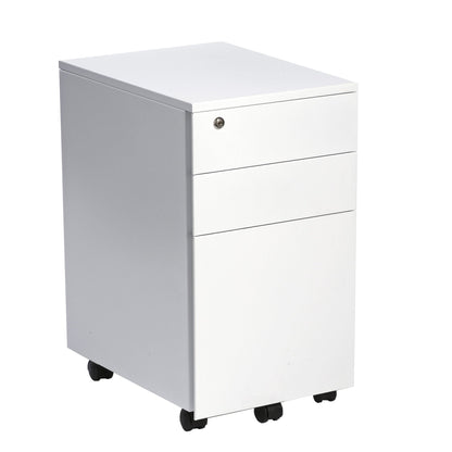 Firstline Slim Mobile Pedestal 3 Drawer Steel Range