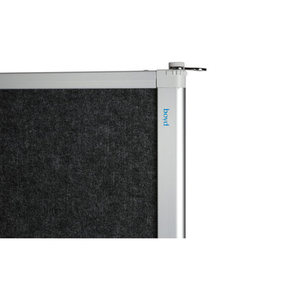 Free Standing Charcoal Acoustic Partitions