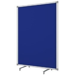 Free Standing Partitions Blue Fabric 900 x 1200-Workstation & Cubicle Accessories-Smart Office Furniture