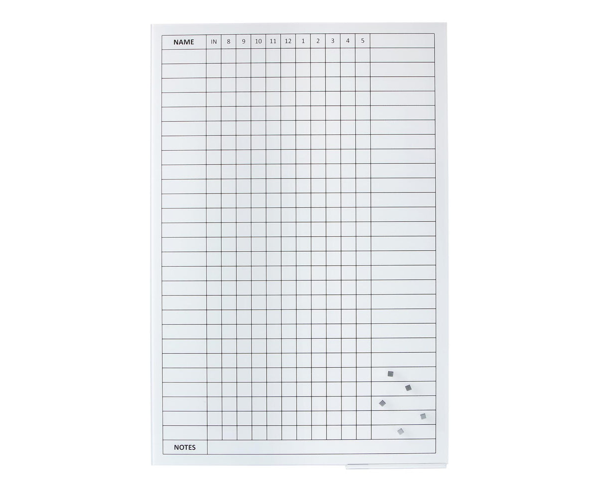 Glass Staff Indicator Board