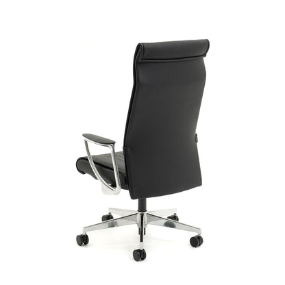 Knights Bentley Highback Executive Leather Chair w/ Arms