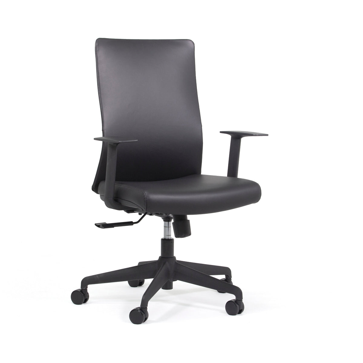 Knights Blade Highback Leather Chair w/ Arms