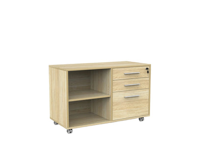 Knights Cubit Caddy 2 Drawer and File Mobile  - with Right or Left Hand Drawer Configuration