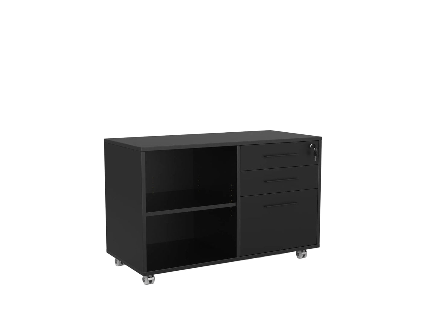 Knights Cubit Caddy 2 Drawer and File Mobile  - with Right or Left Hand Drawer Configuration