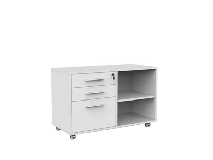 Knights Cubit Caddy 2 Drawer and File Mobile  - with Right or Left Hand Drawer Configuration
