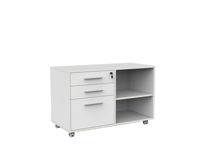 Knights Cubit Caddy 2 Drawer and File Mobile  - with Right or Left Hand Drawer Configuration
