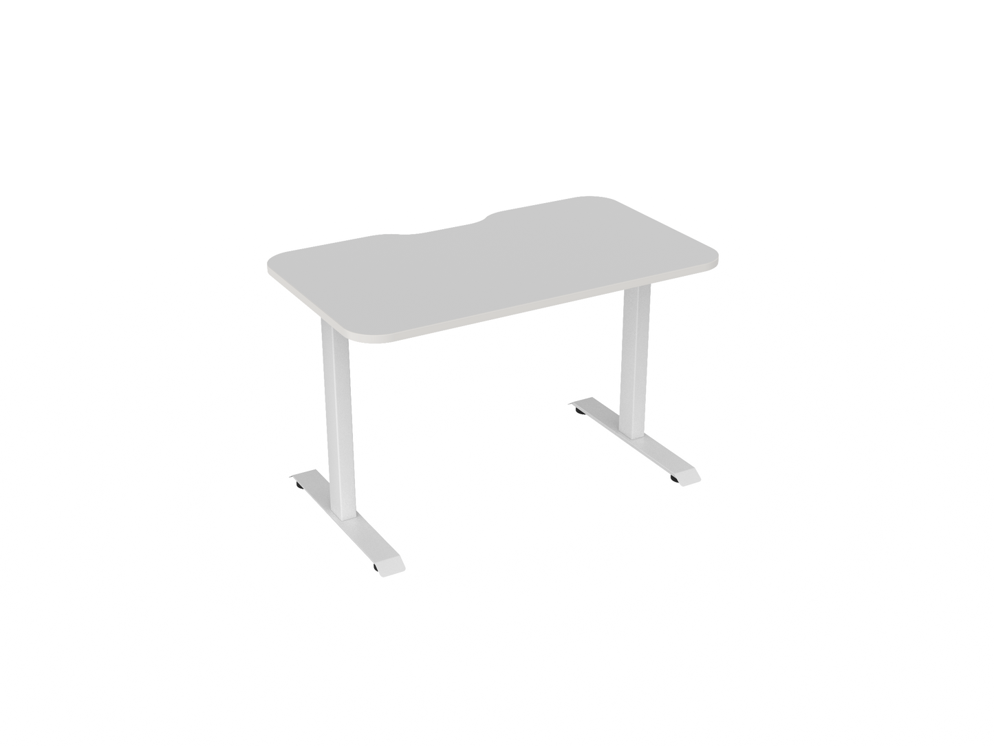 Knights Haven Fixed Desk Scallop & 100mm Radius Corners 1200, 1500, 1600 & 1800 Range