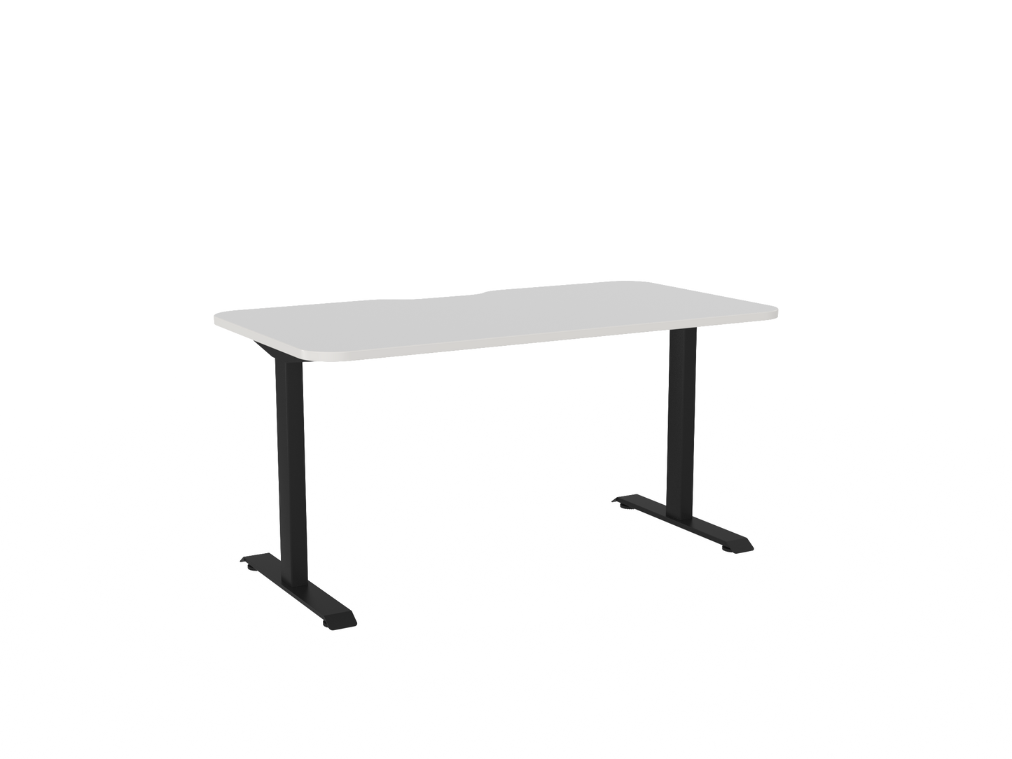 Knights Haven Fixed Desk Scallop & 100mm Radius Corners 1200, 1500, 1600 & 1800 Range