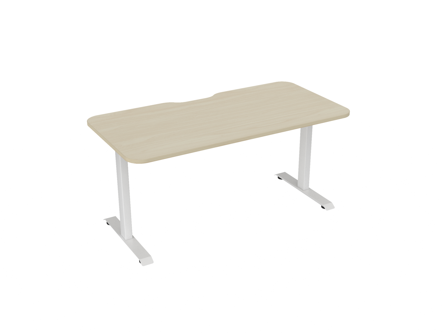 Knights Haven Fixed Desk Scallop & 100mm Radius Corners 1200, 1500, 1600 & 1800 Range