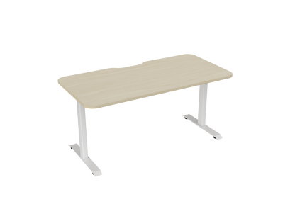 Knights Haven Fixed Desk Scallop & 100mm Radius Corners 1200, 1500, 1600 & 1800 Range