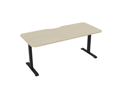 Knights Haven Fixed Desk Scallop & 100mm Radius Corners 1200, 1500, 1600 & 1800 Range