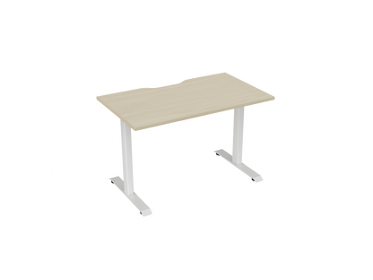 Knights Haven Fixed Desk - Scallop 1200, 1500, 1600 & 1800 Range