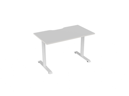 Knights Haven Fixed Desk - Scallop 1200, 1500, 1600 & 1800 Range