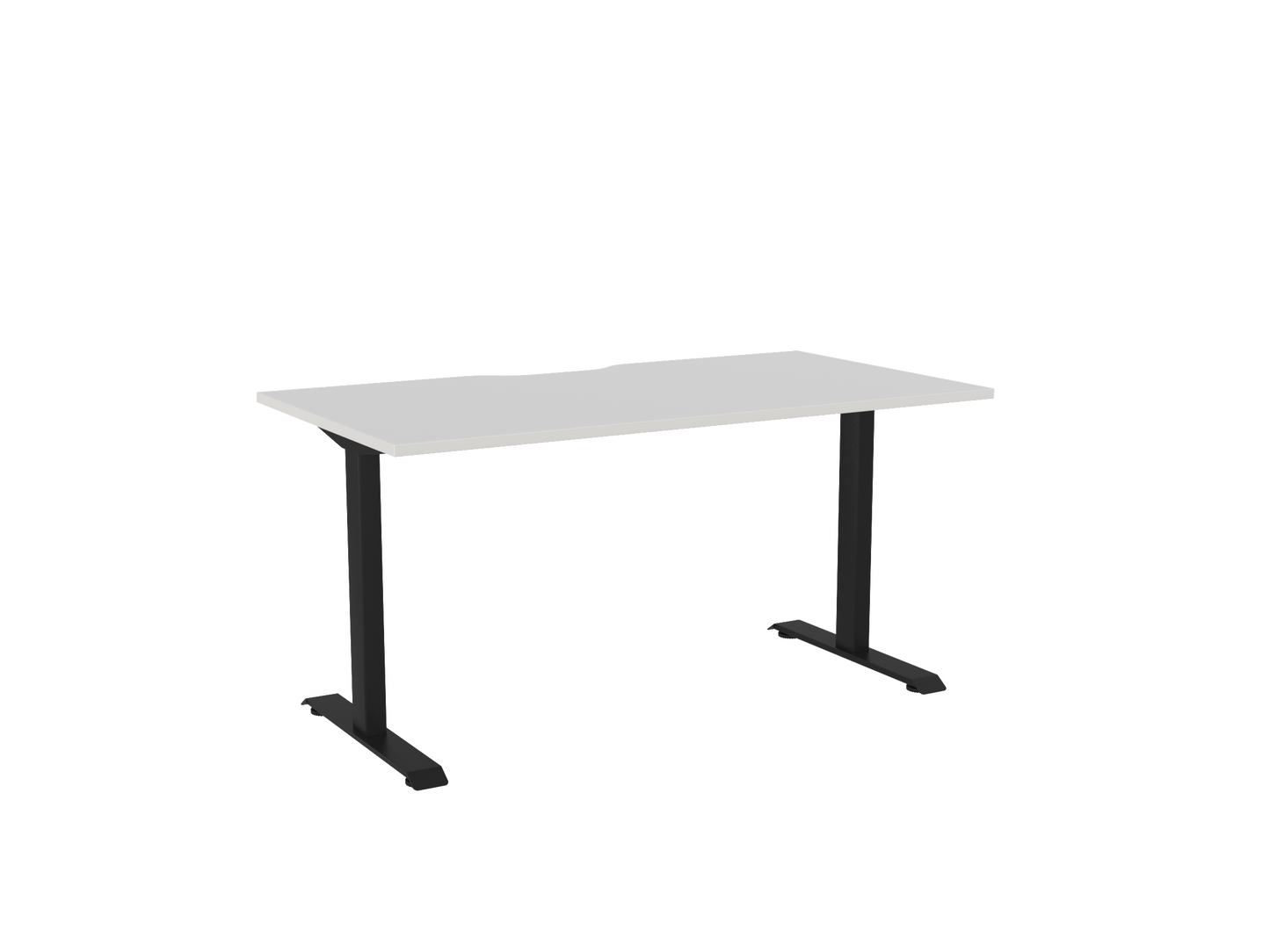 Knights Haven Fixed Desk - Scallop 1200, 1500, 1600 & 1800 Range