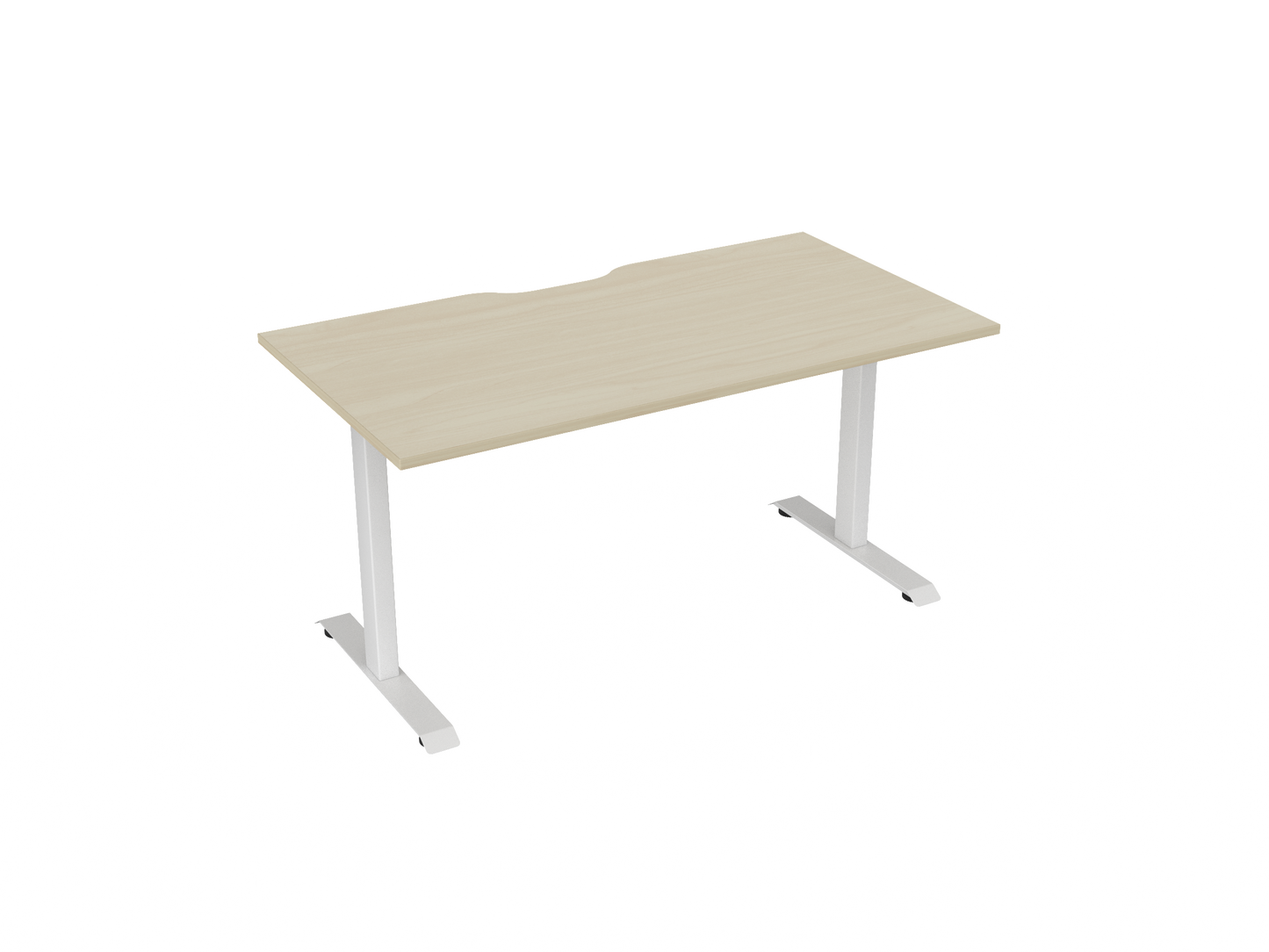 Knights Haven Fixed Desk - Scallop 1200, 1500, 1600 & 1800 Range