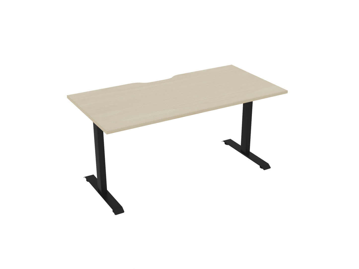 Knights Haven Fixed Desk - Scallop 1200, 1500, 1600 & 1800 Range