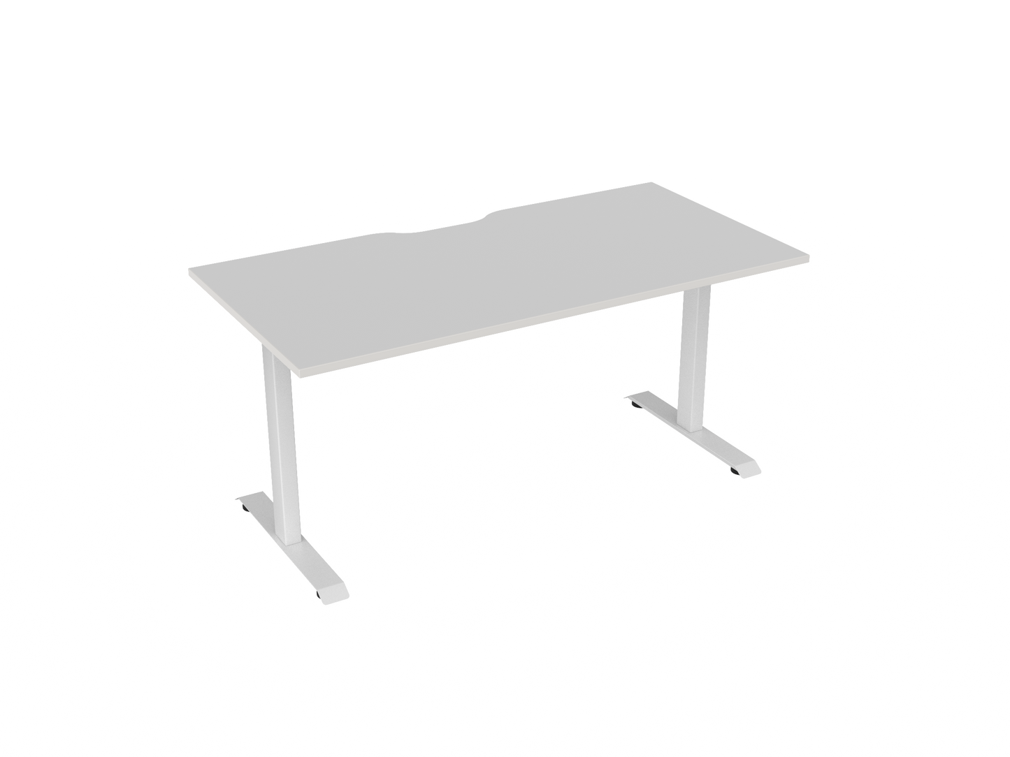 Knights Haven Fixed Desk - Scallop 1200, 1500, 1600 & 1800 Range