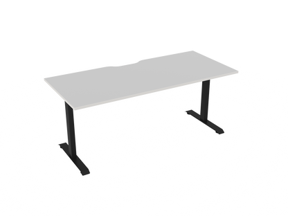 Knights Haven Fixed Desk - Scallop 1200, 1500, 1600 & 1800 Range