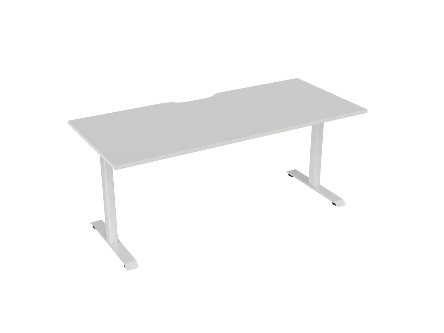 Knights Haven Fixed Desk - Scallop 1200, 1500, 1600 & 1800 Range