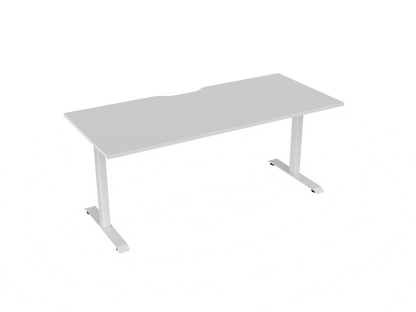 Knights Haven Fixed Desk - Scallop 1200, 1500, 1600 & 1800 Range