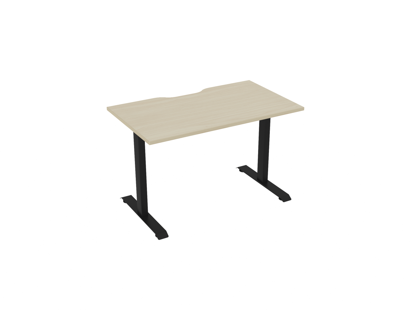 Knights Haven Fixed Desk - Scallop 1200, 1500, 1600 & 1800 Range