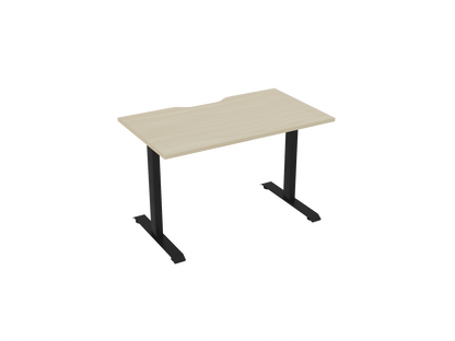 Knights Haven Fixed Desk - Scallop 1200, 1500, 1600 & 1800 Range