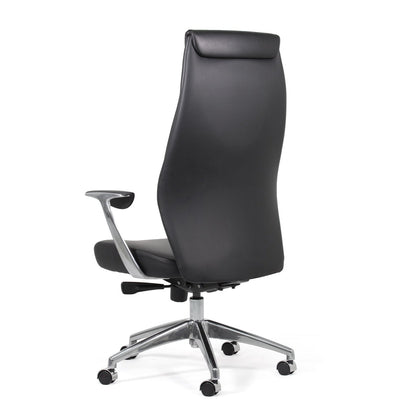 Knights Ignite Black PU Highback Executive Chair w/ Arms