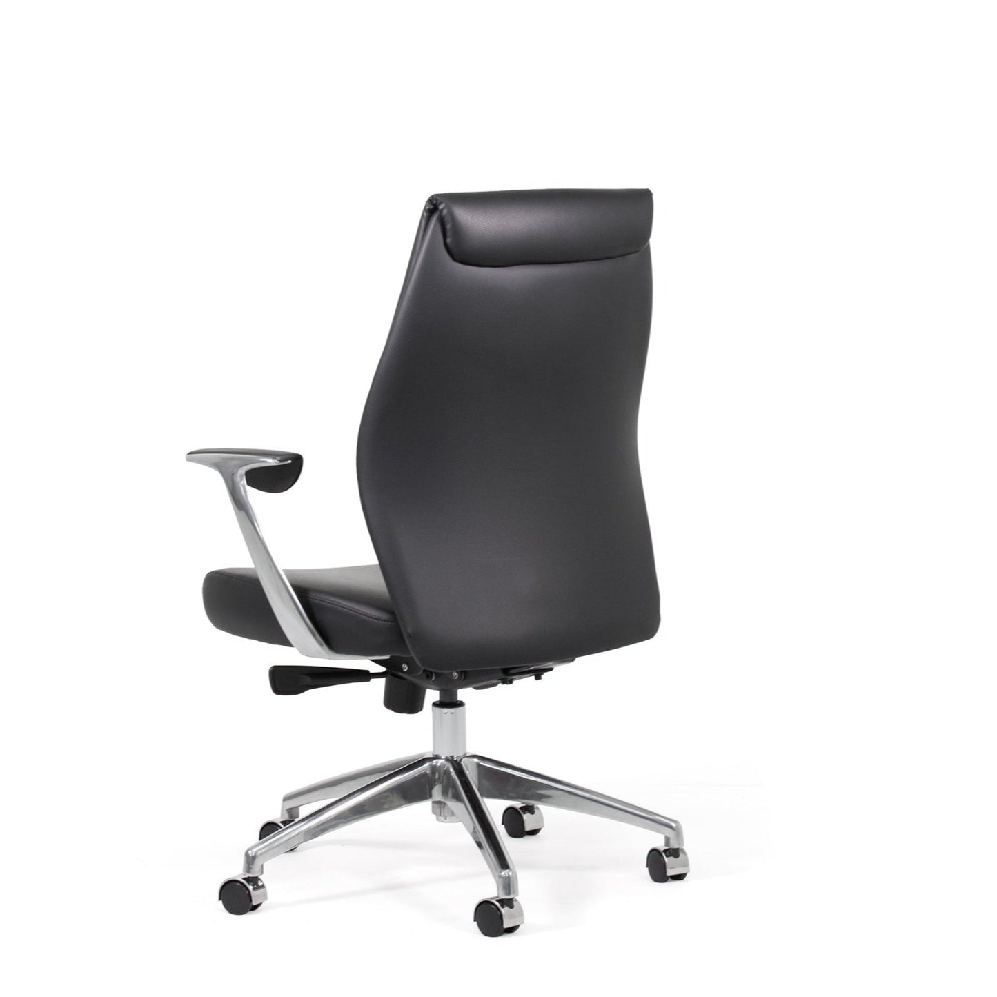 Knights Ignite Black PU Midback Executive Chair w/ Arms